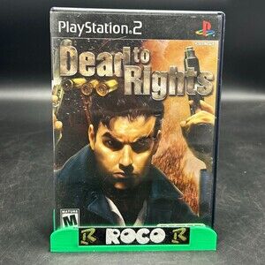 Dead to Rights PS2 (Sony PlayStation 2, 2002) Complete W/ Manual